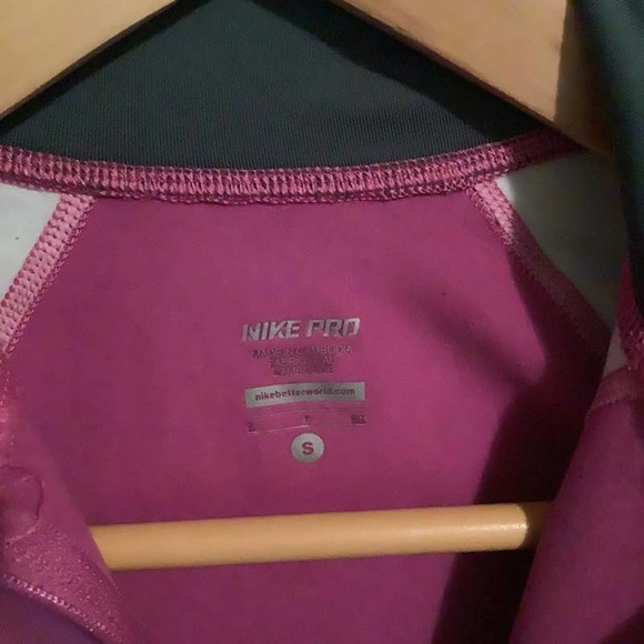 Nike Pro Dri-Fit Womens Long Sleeve Half Zip Running Performance Jacket Size S - Picture 9 of 12